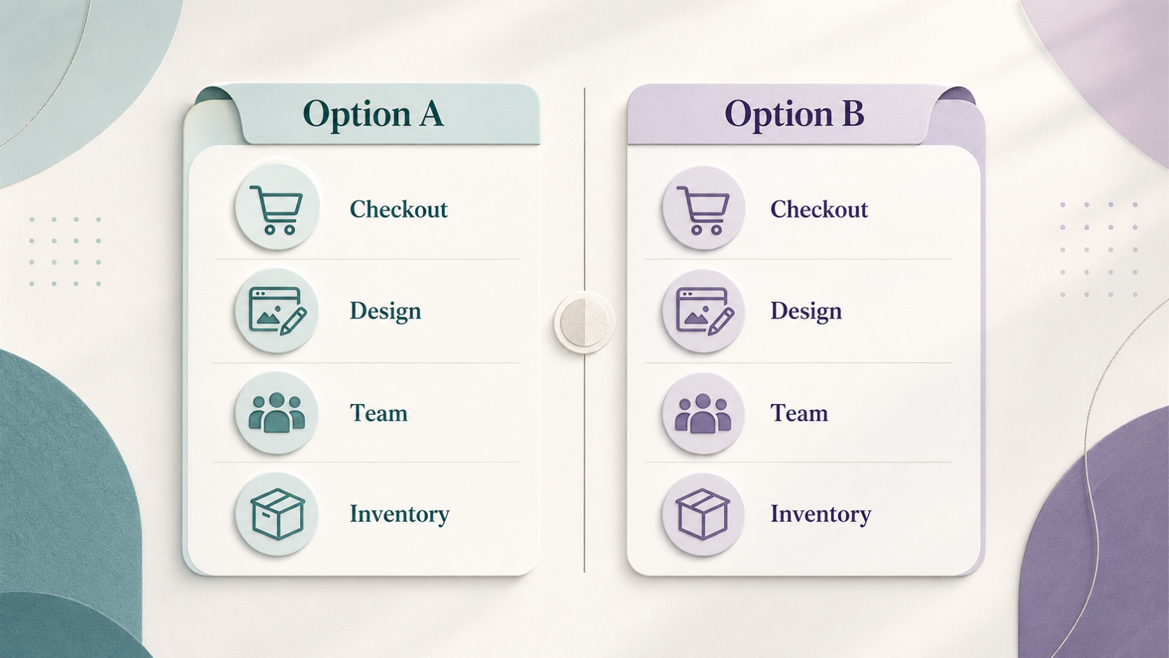 Give readers a fast visual summary of the operational trade-offs before they study the decision matrix